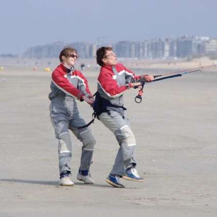 Teambuilding Kite initiatie in De Panne